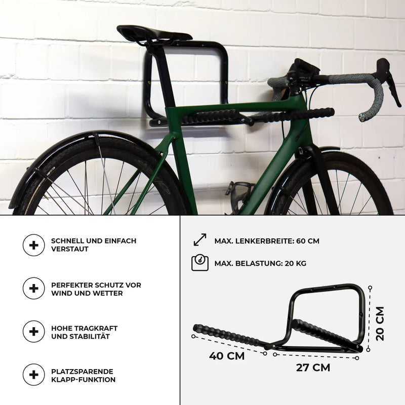 wandhalterung für zwei fahrräder Fahrrad Wandhalterung - Wandhalterung VENTUS