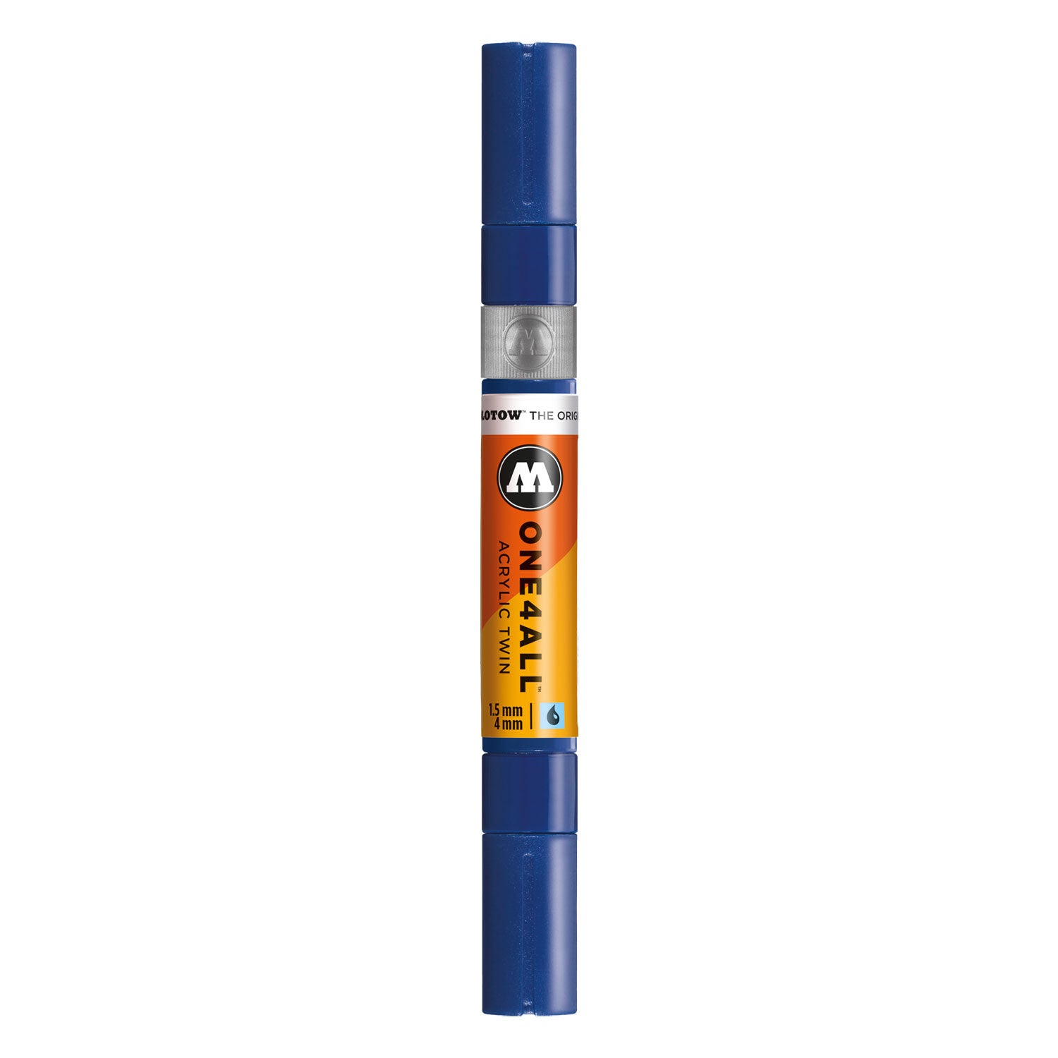 blauer Acrylmarker // ONE4ALL TWIN Marker // hochdeckend und UV-beständig