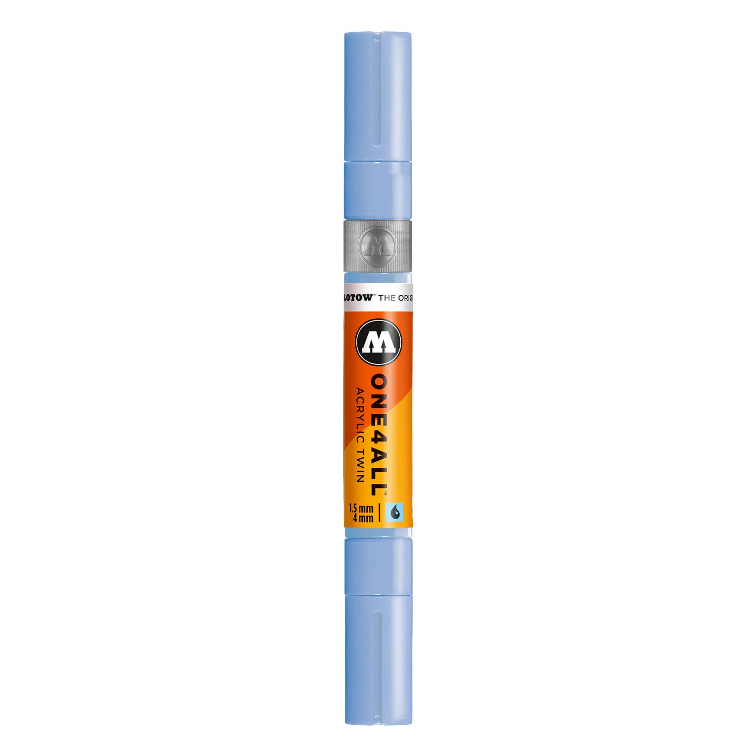 hellblauer Acrylmarker // ONE4ALL TWIN Marker // hochdeckend und UV-beständig